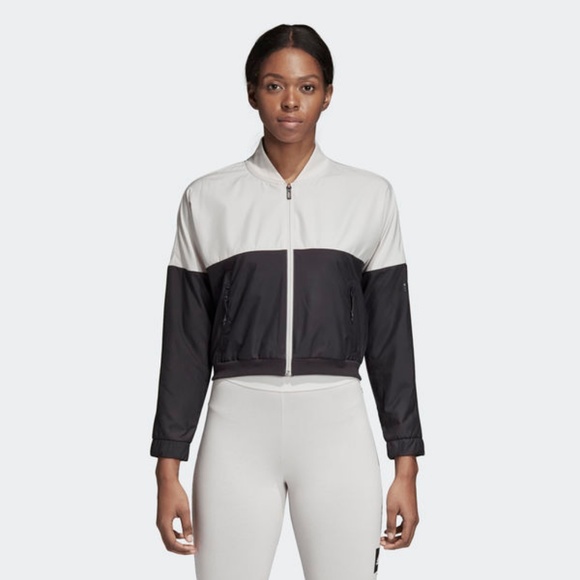 adidas Jackets & Blazers - ADIDAS — ID Cropped Color Block Jacket Women's XXS